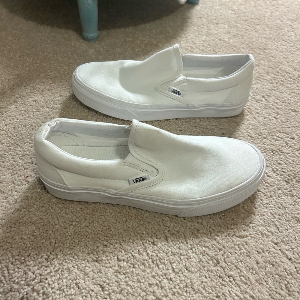 Vans Classic Slip-On Sneakers in White